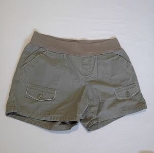 Motherhood Maternity Size S Olive Green Shorts